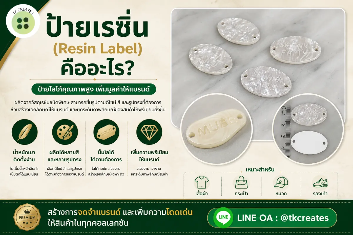 ป้ายเรซิ่น (Resin Label) คืออะไร