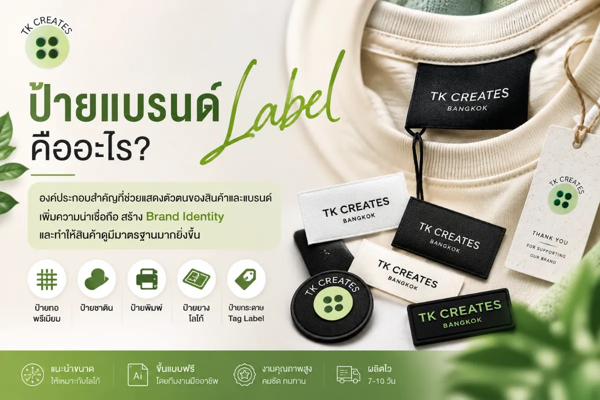 ป้ายแบรนด์ Label คืออะไร? 