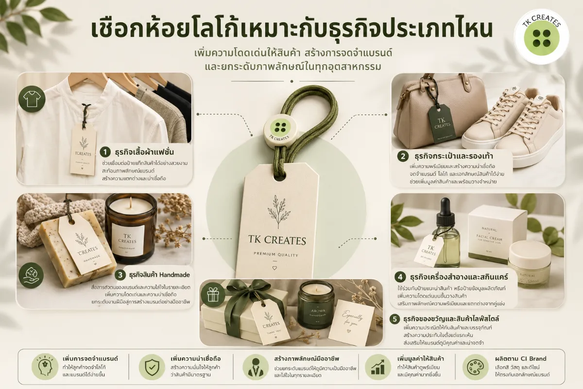 เชือกห้อยโลโก้เหมาะกับธุรกิจประเภทไหน
